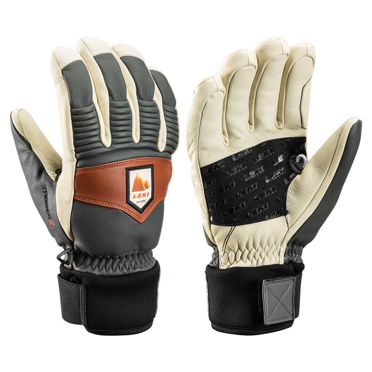 leki stormlite 3d handschuhe LEKI Patrol 3D Winter Ski Gloves - Primaloft Insulated Leather