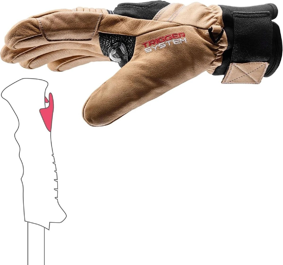 LEKI COPPER 3D SKI GLOVES
