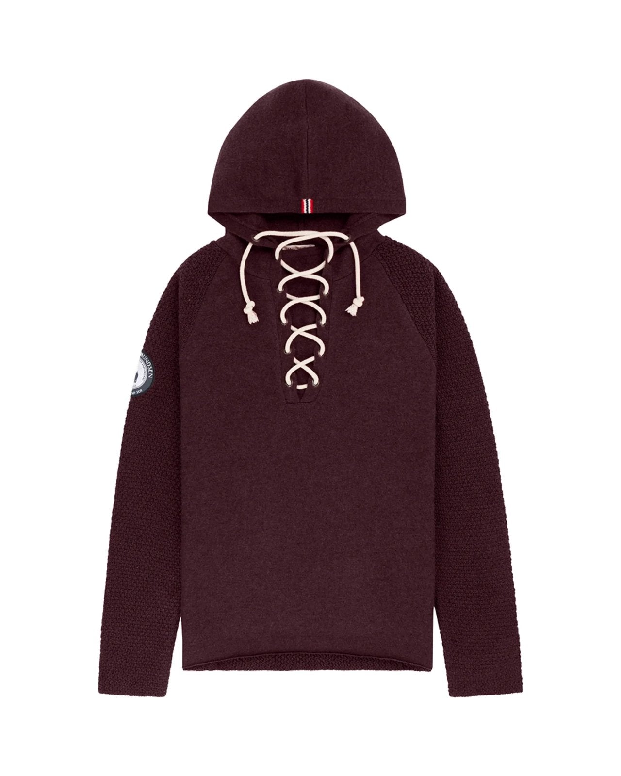 AMUNDSEN WOMENS BOILED HOODIE LACED SWEATER