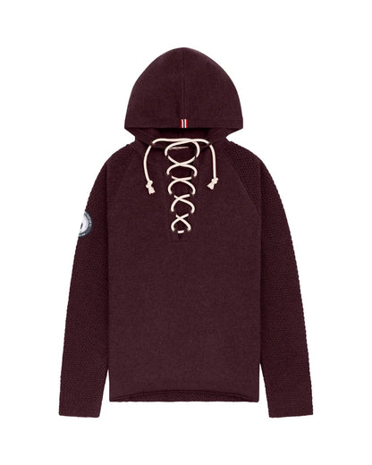 AMUNDSEN WOMENS BOILED HOODIE LACED SWEATER