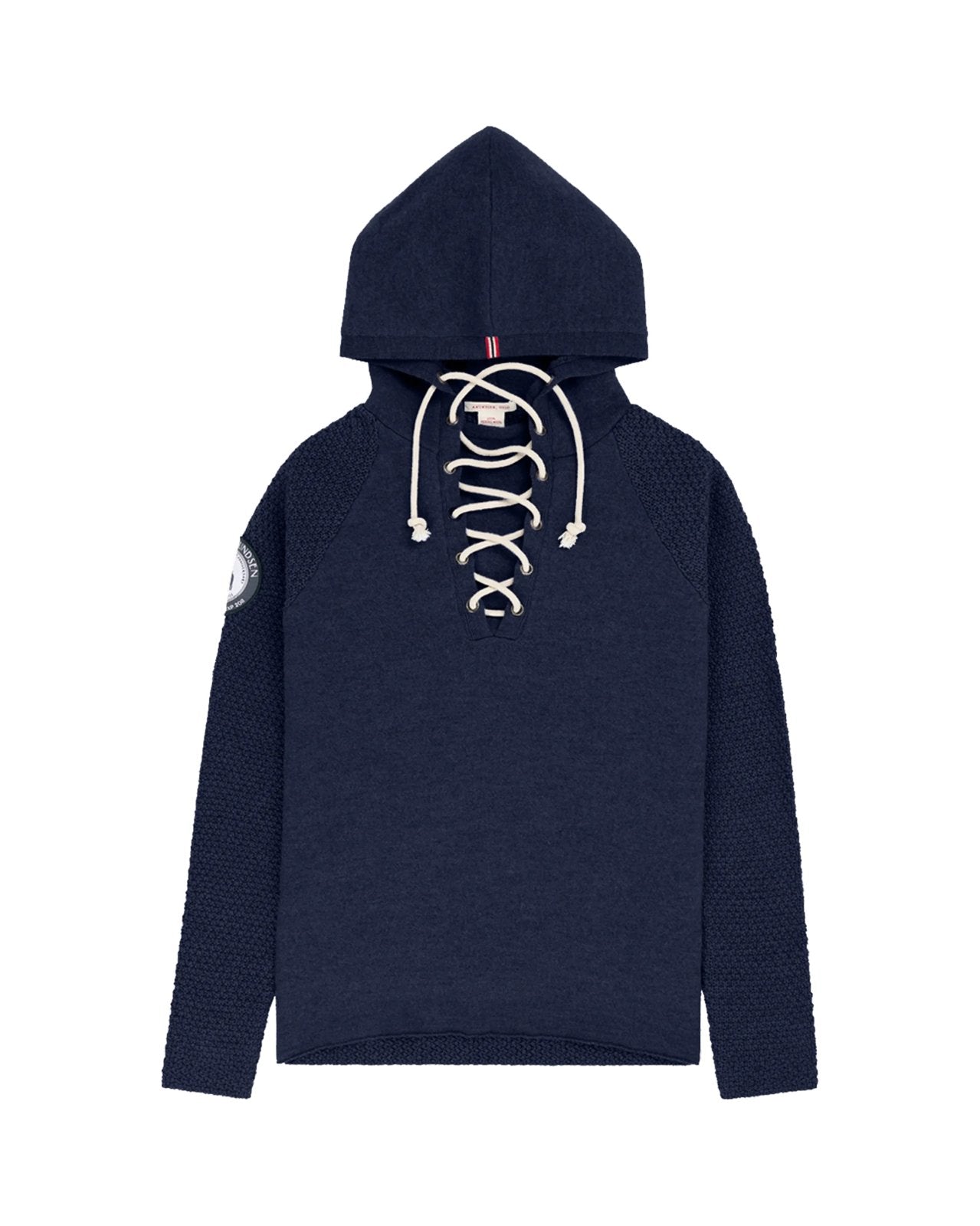 AMUNDSEN WOMENS BOILED HOODIE LACED SWEATER