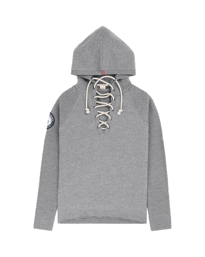 AMUNDSEN WOMENS BOILED HOODIE LACED SWEATER