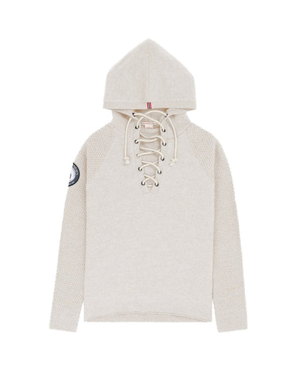 AMUNDSEN WOMENS BOILED HOODIE LACED SWEATER