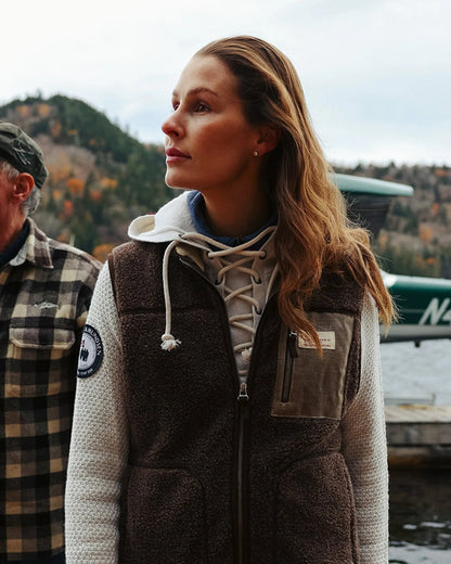 AMUNDSEN WOMENS BOILED HOODIE LACED SWEATER