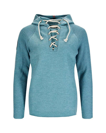 AMUNDSEN WOMENS BOILED HOODIE LACED SWEATER