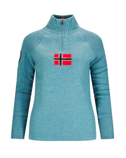 AMUNDSEN WOMENS BOILED SWEATER (FLAG)