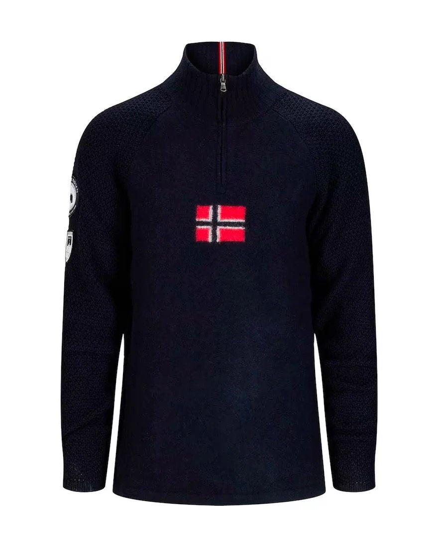 AMUNDSEN WOMENS BOILED SWEATER (FLAG)