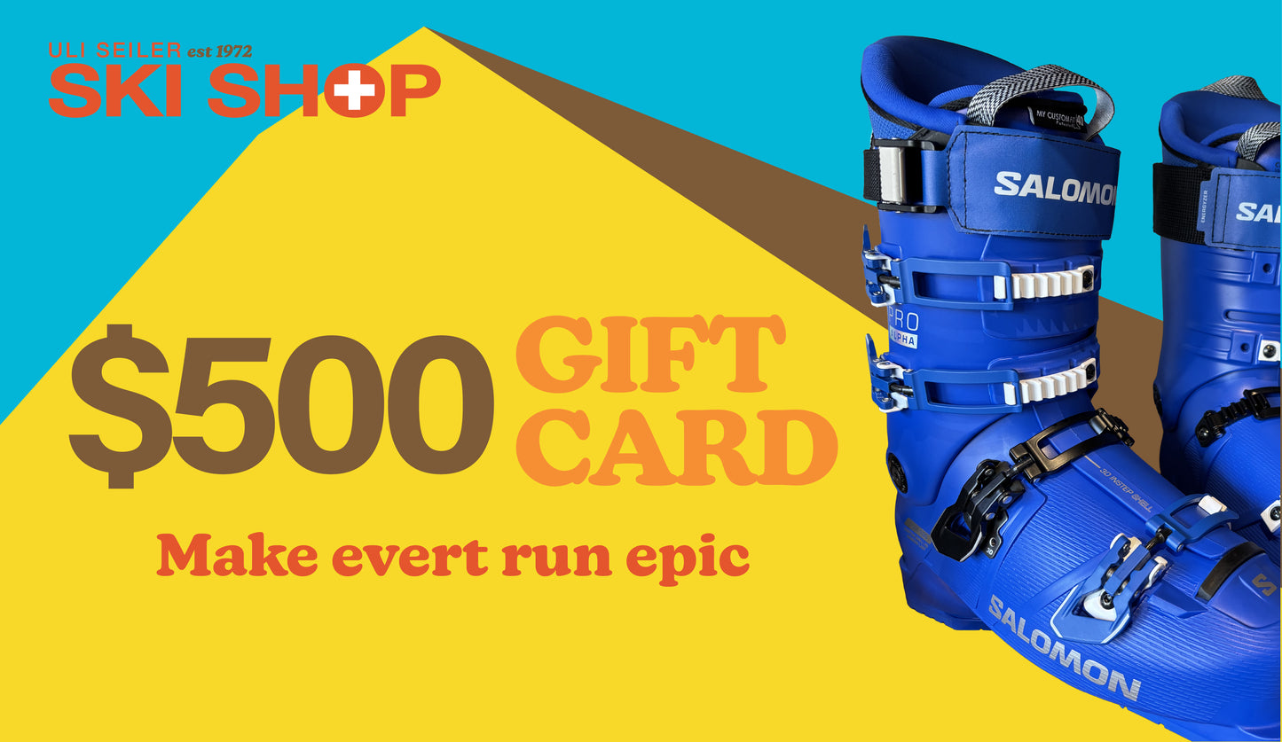 Uli Seiler Ski Shop Gift Card