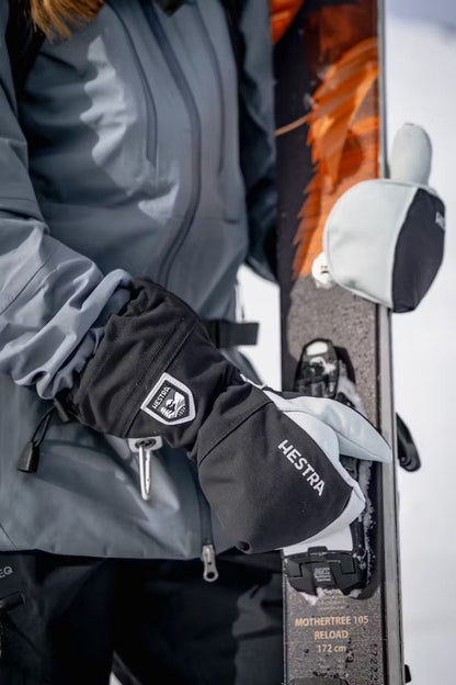 HESTRA ALPINE PRO ARMY LEATHER HELI SKI MITT